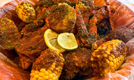 Seafood Boil Feast For Two with Cocktails (redeem by October 14th, 2025) - Shaking Crab (Williamsburg)