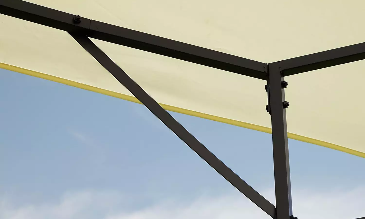 Outsunny Portable Steel Garden Gazebo 3m x 3m