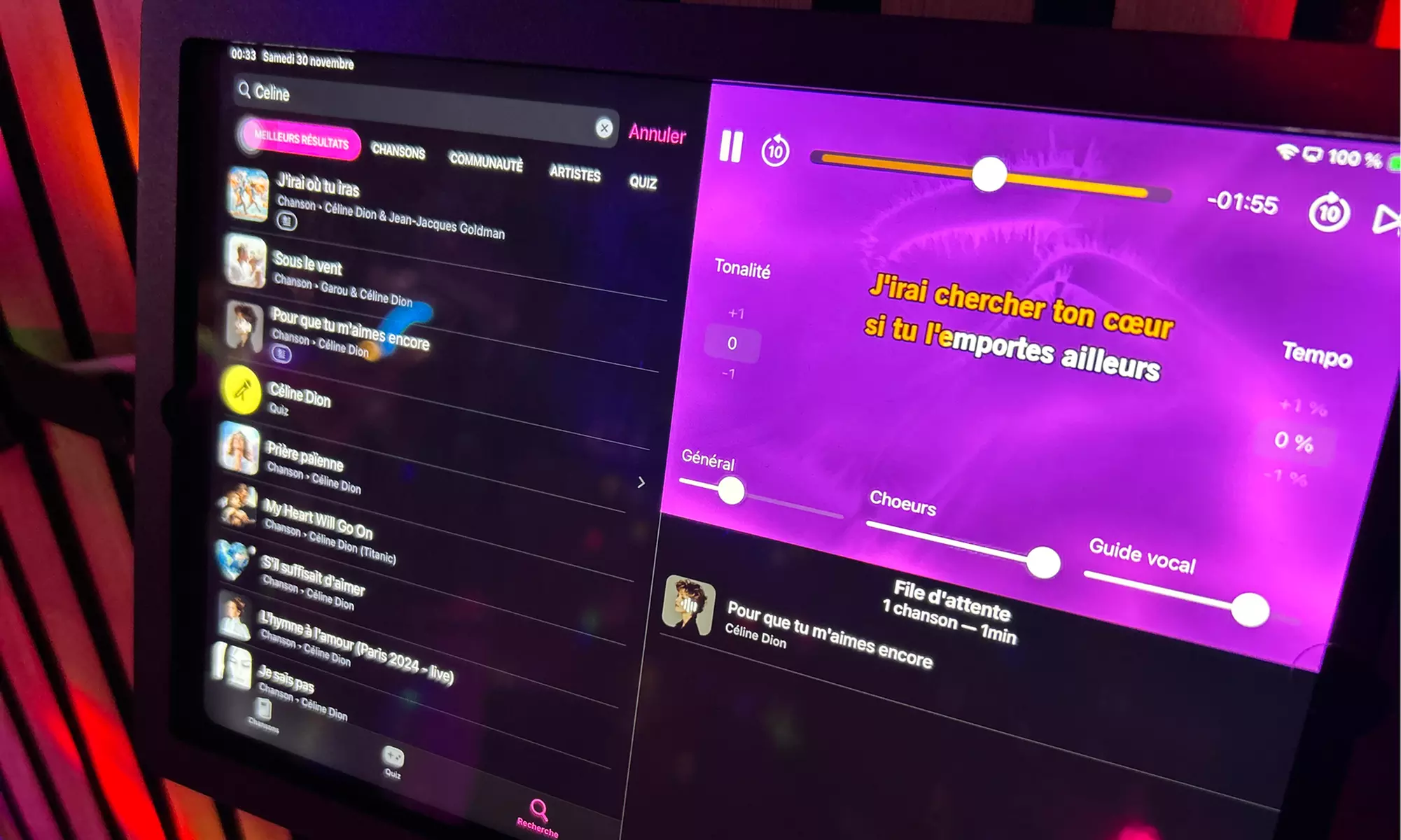 Chantez à tue-tête entre amis dans une salle karaoké privative à Arras