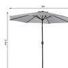Image 30: Outdoor Large 3M Rotating Parasol with Multiple Base 