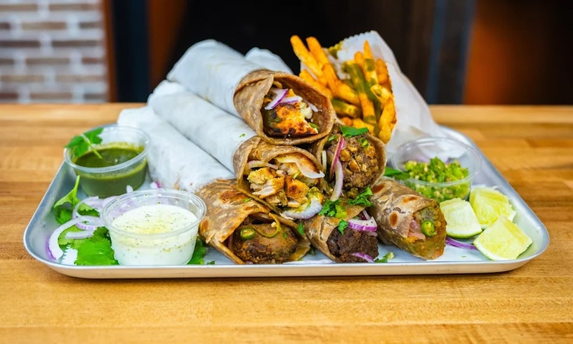 Savor Indian Street Food with a $20, $40 or $60 Voucher 