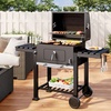 Image 36: Charcoal BBQ Grill with a Trolley in Various Sizes