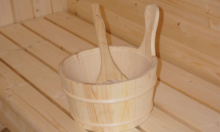 Image 7: Home Deluxe Outdoor Sauna „Cube“ M oder L