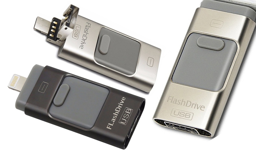 Image 1: Flash Drive 3 in 1 Xclusive