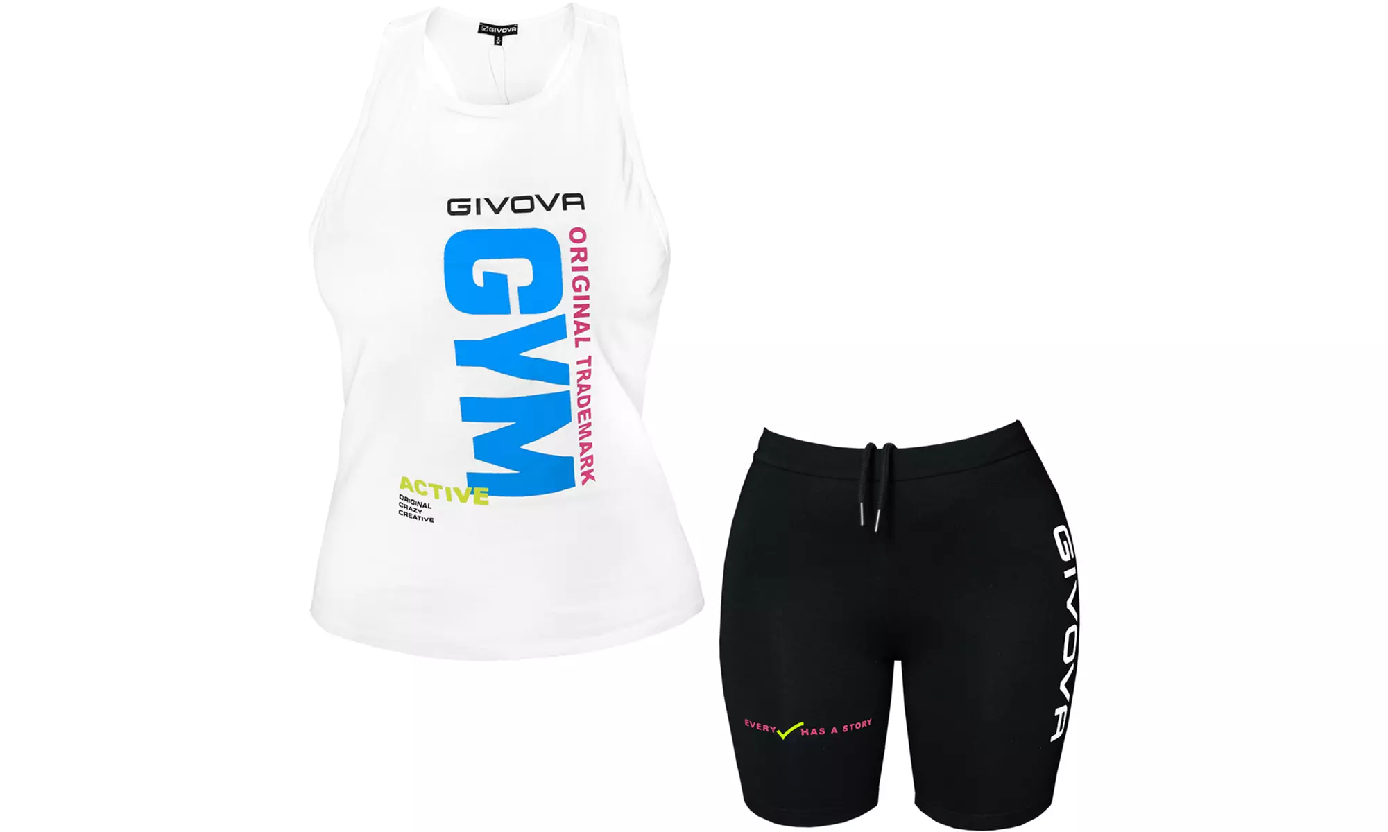 Completo sportivo da donna Givova in 100% cotone