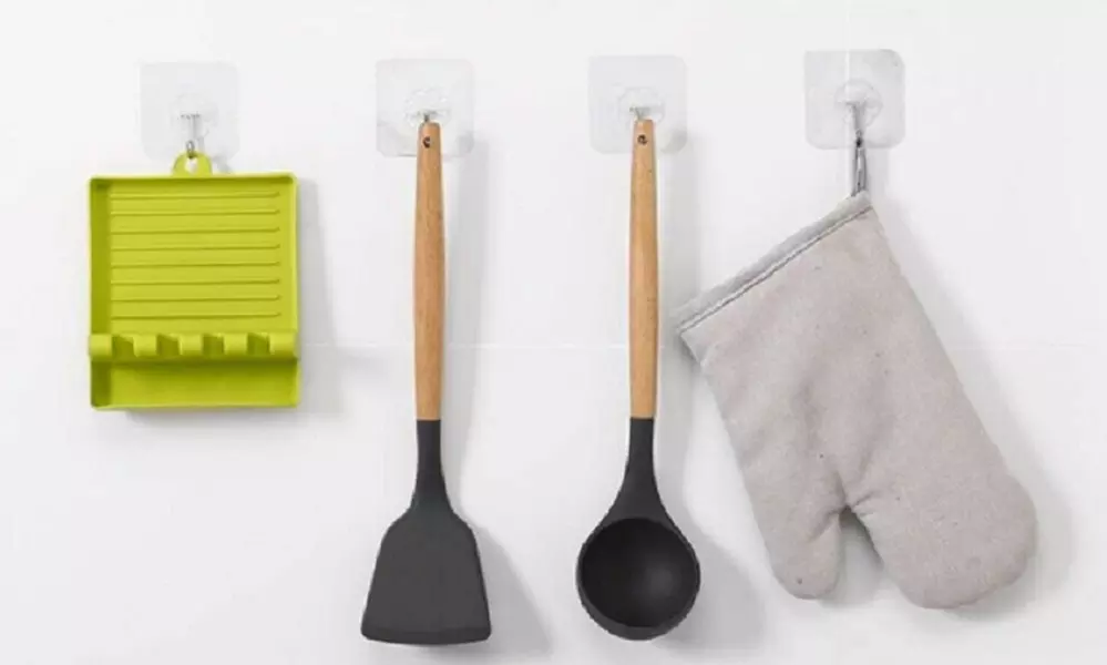 1 Pack Kitchen Heat Resistant pp Spoon Rest Cooking Utensil Spatula Holder Tool