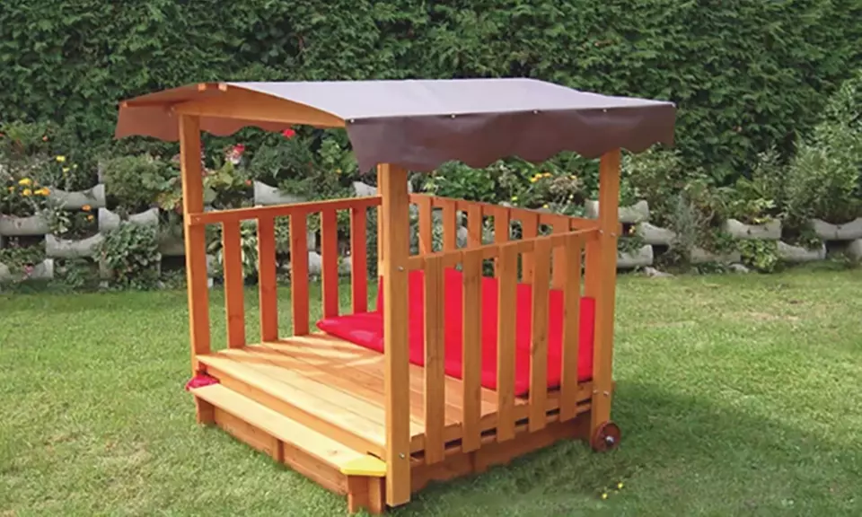 Outdoor Playhouse with Sandbox - Second Medium