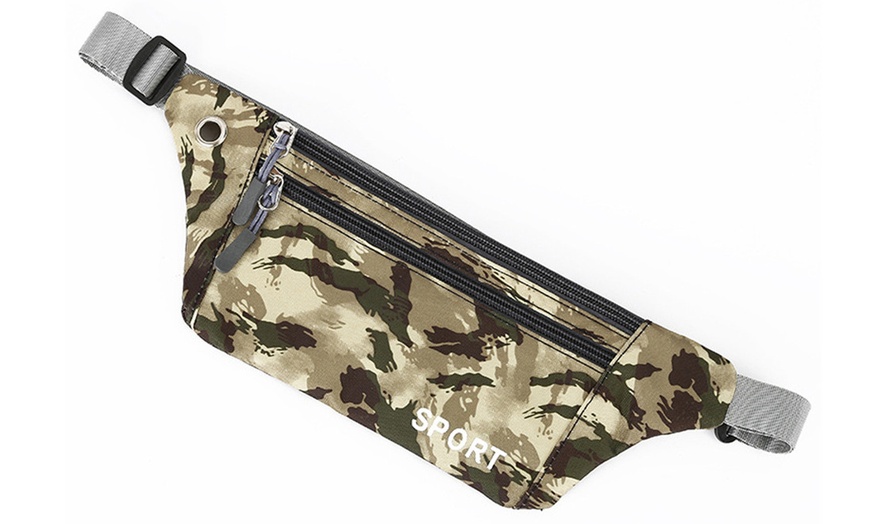 Image 6: Camouflage Sport Waist Belt Bag