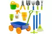 Kids Gardening Play Set with Wheelbarrow and Tools - Image 3