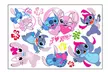 Autocollants muraux inspirés de l'univers Lilo & Stitch, modèles au choix - Second Medium