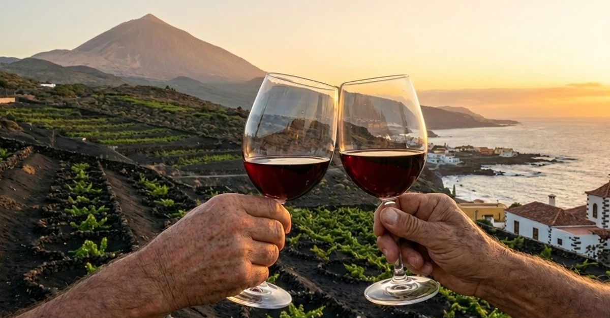 Cata guiada de vinos para dos o cuatro personas en Tenerife