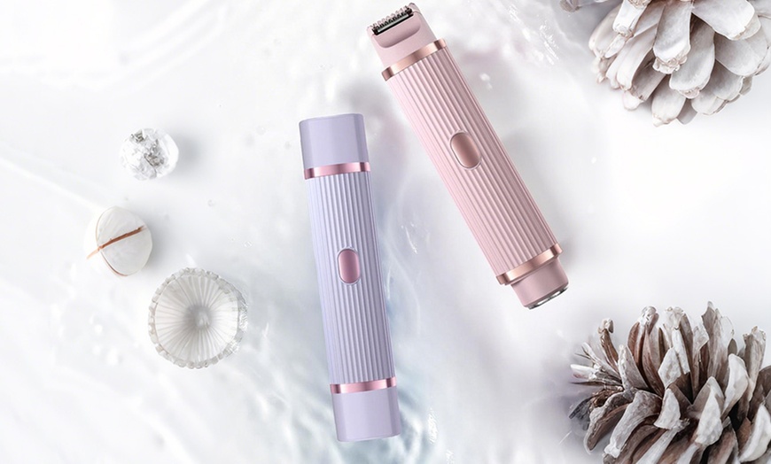 Image 5: 2-in-1 Dual Head Electric Women's Shaver