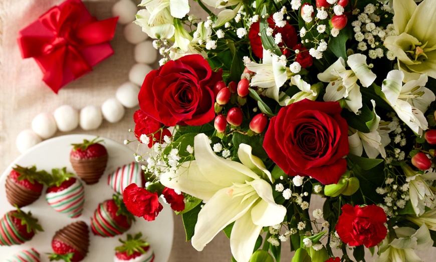 Image 1: Next Day Delivery Christmas Flowers & Gifts from 1-800-Flowers.com (up to 55% off)