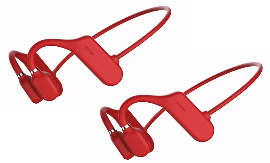 Image 16: Wireless Sport Bluetooth Air Bone Conduction Headphone
