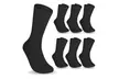 Special Essentials Six Pairs Cotton Diabetic and Circulator Crew Socks - Second Medium
