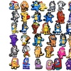 Image 13: 35-Piece Bluey Inspired Shoe Charms with Organiser