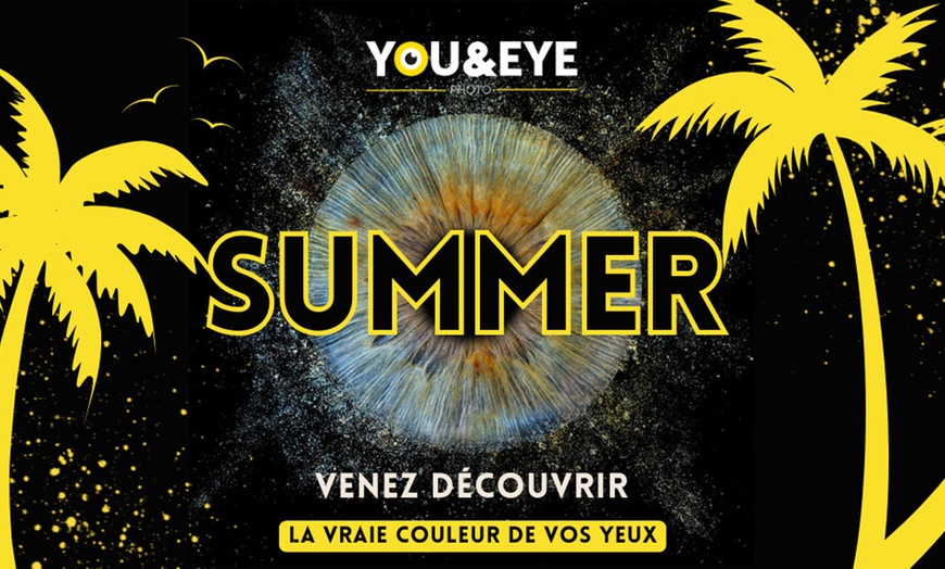 Image 1: Vos yeux, une œuvre d'art : capturez l'essence de votre iris