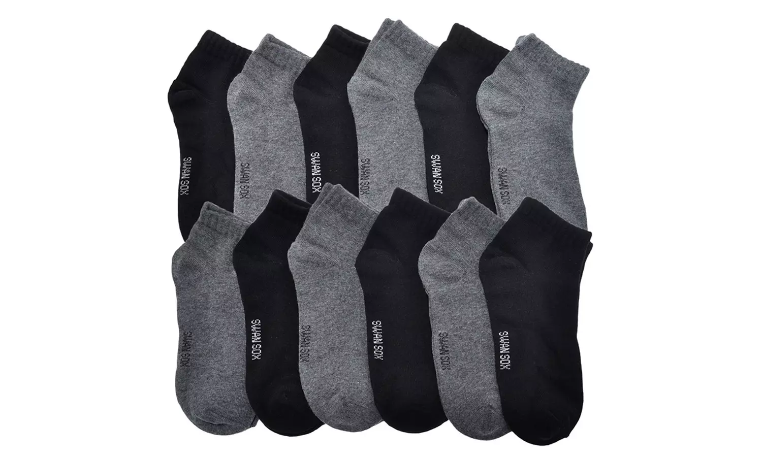  Men's Low-Cut Everyday Essential Socks (12-Pair Pack)