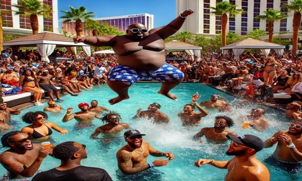 Las Vegas Hip Hop Pool Crawl; VIP Entry and Party Bus Experience through 12/31/25 (Friday- Sunday) - Hip Hop Pool Crawl to Multiple Venues w VIP Entry and Party Bus Experience