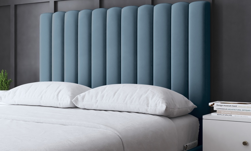 Image 23: Evangeline Panel Bed with Optional Ottoman Gas Lift Storage