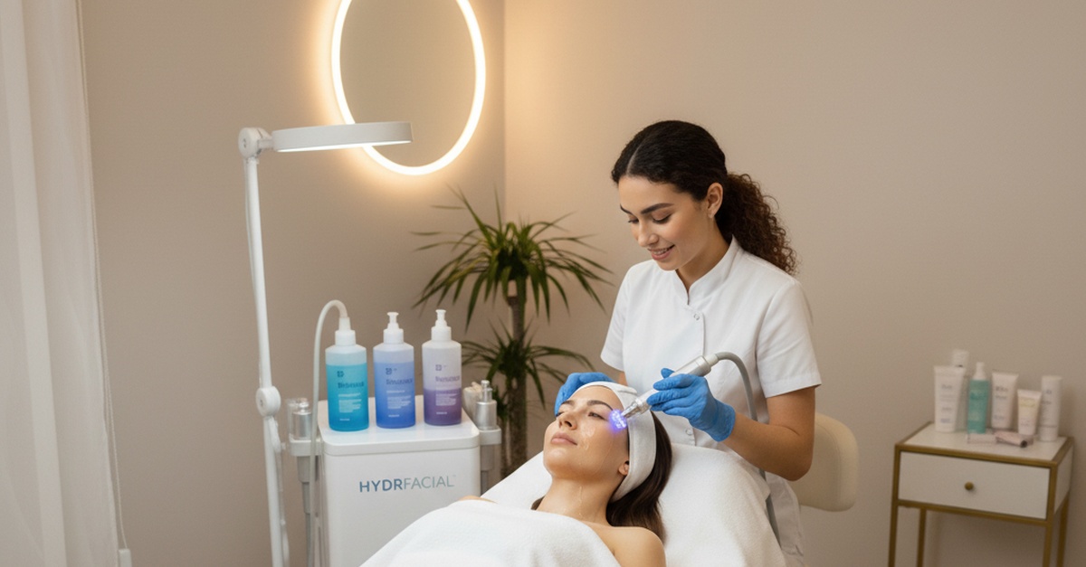 Tratamiento facial con hidrolimpieza y dermapen en Madrid