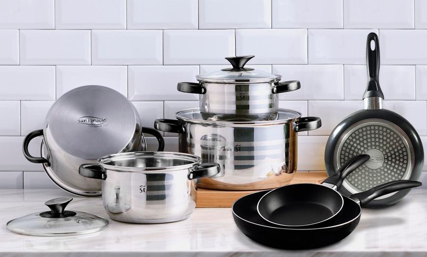 Image 2: Set de sartenes o batería de cocina de 8 piezas de San Ignacio
