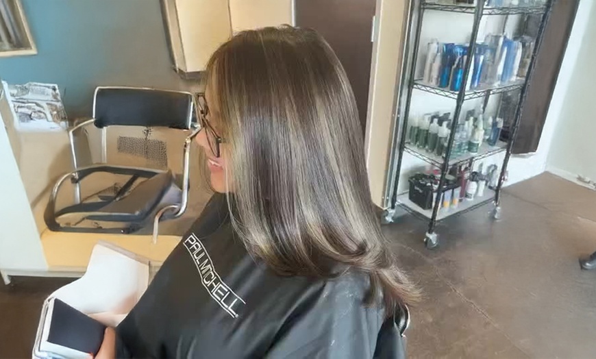 Image 3: One, Two, or Three Silk Press + Wash and Blow Dry Sessions (2 HR Each)