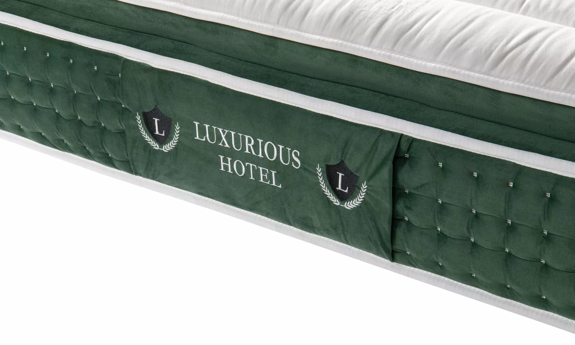 Emeraude-Matratze: Premium mit integriertem Topper & Nano-Federn 33 cm