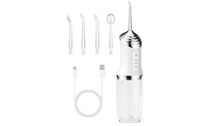 Image 15: Three Modes Electric Cordless Water Flosser for Teeth
