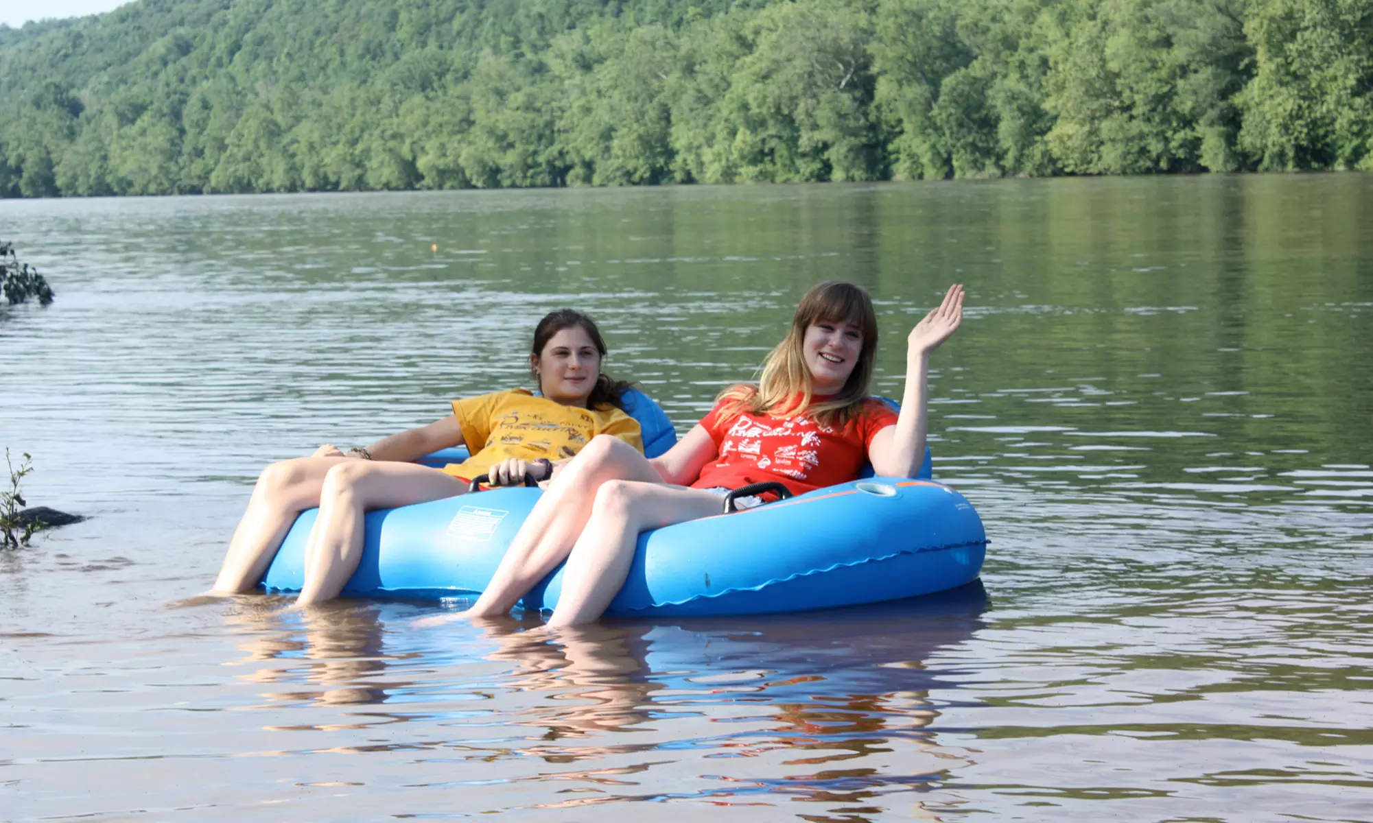 Double the Fun with Tubing Rental with Deluxe Tube!