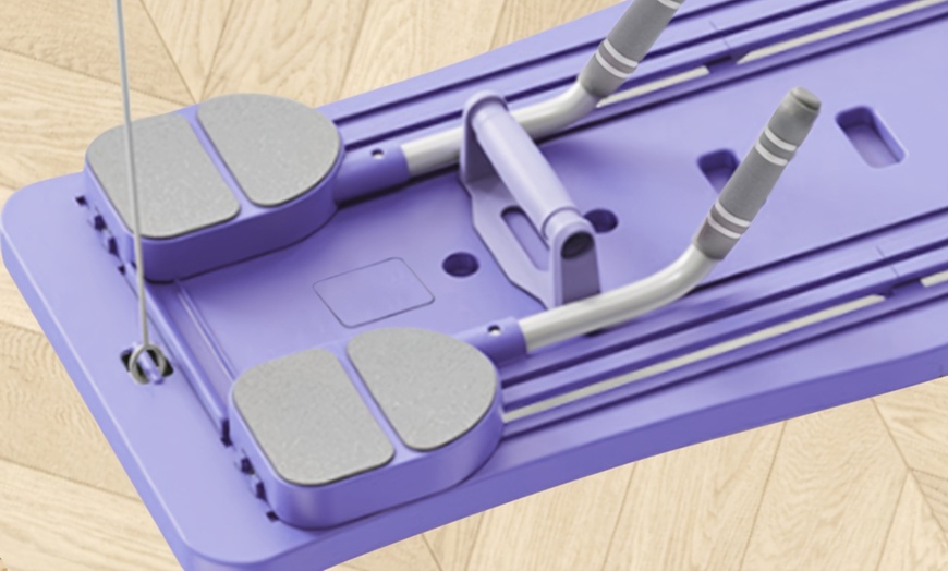 Image 4: Tabla de entrenamiento multifuncional plegable para fitness en casa