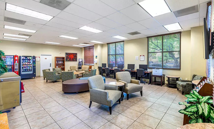 Business center and meeting rooms