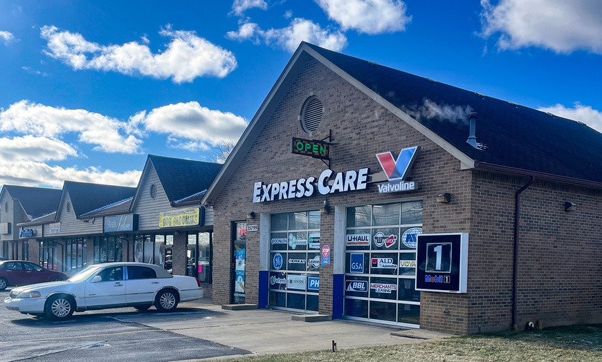Image 1: Up to 54% Off on Oil Change at Valvoline Express Care