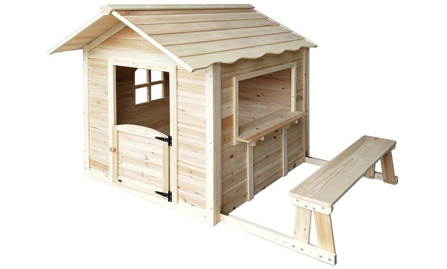 Image 2: Casa de madera de abeto para juegos, de Home Deluxe