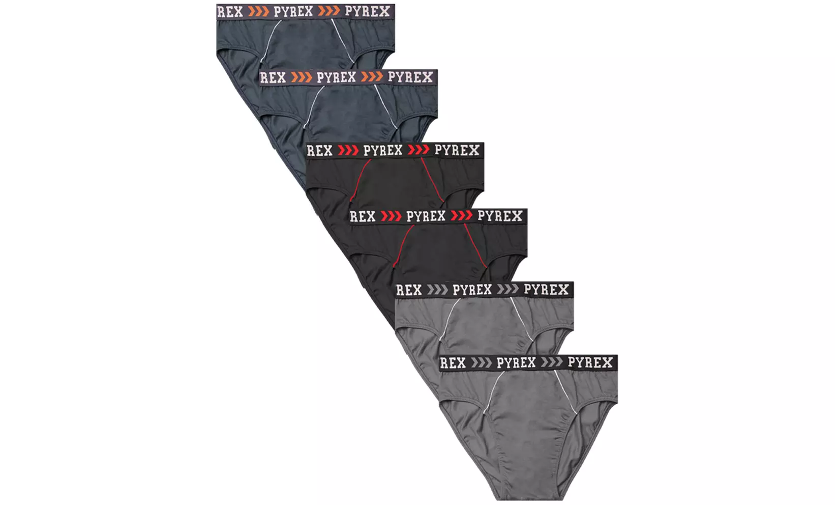 3er- oder 6er-Pack Pyrex Slips oder Boxershorts für Herren