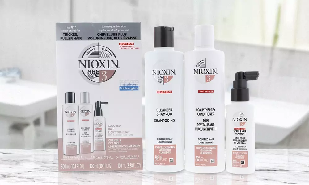 1- or 2- Pack Nioxin Shampoo, Conditioner and Scalp Treatment