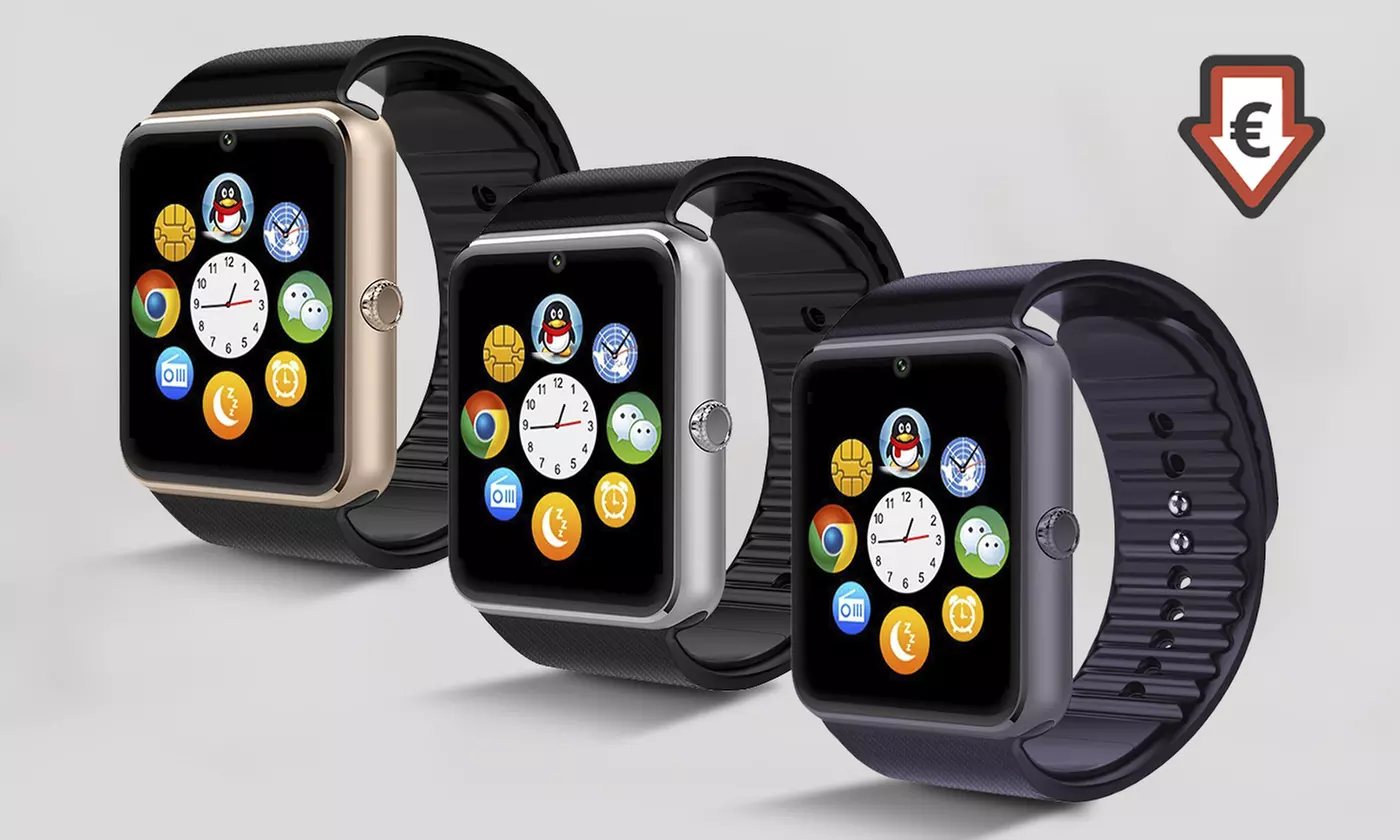 Montre connectée SmartWatch Elégancia compatible tous smartphones Android et iPhone à 29,99€ (80% de réduction) - Primary Image