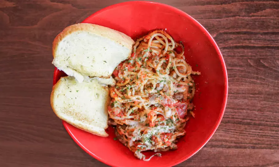 $25-$100 to Spend on Food & Drinks, 14" Pizza, Pasta, Bread & 2 Drinks