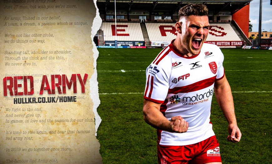 Image 2: Hull KR v Wakefield with Shirt: Child £30, Adult: £45