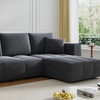 Image 12: Canapé d'angle convertible 4 places avec coffre, Worthing, Kocoon