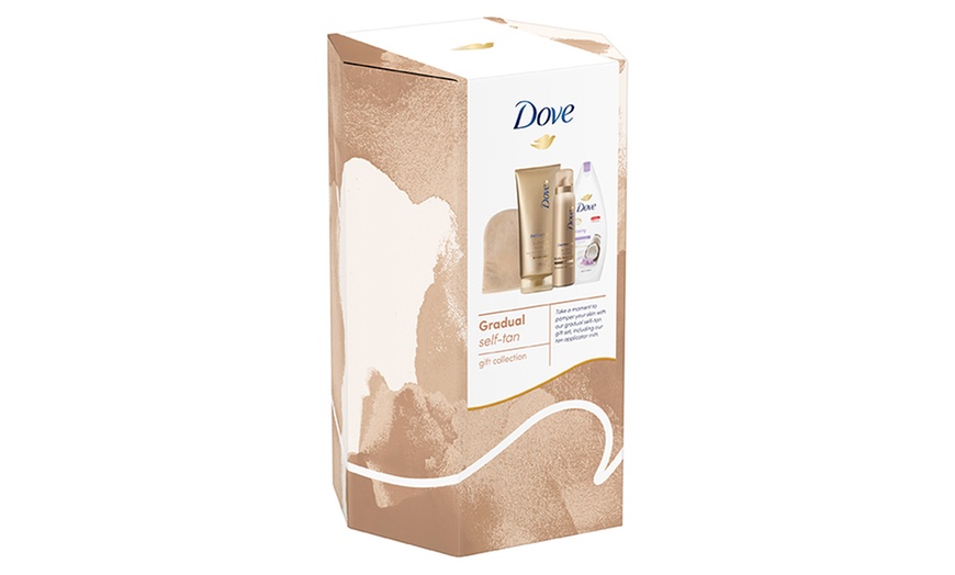 Image 5: Up to Four Three-Piece Dove Gradual Self Tan Gift Collection Gift Sets