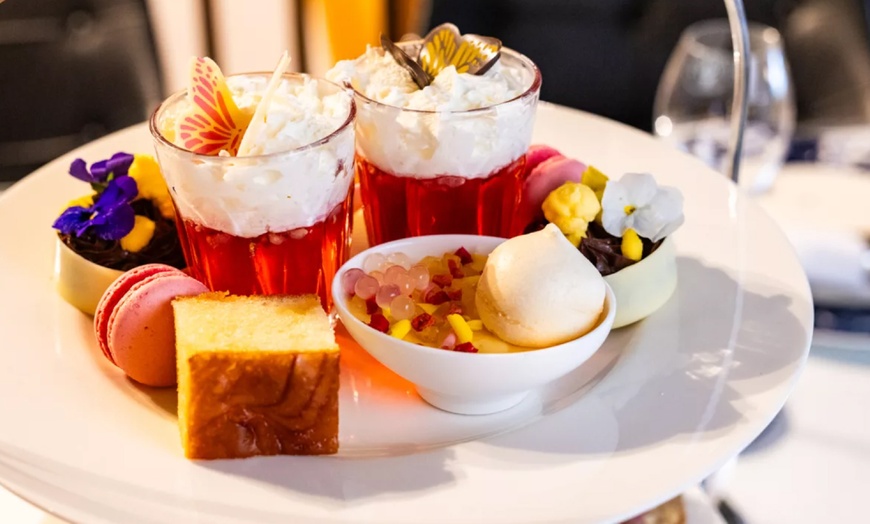 Image 1: Indulge in Sparkling Afternoon Tea for Two or Four with Wine Flight!