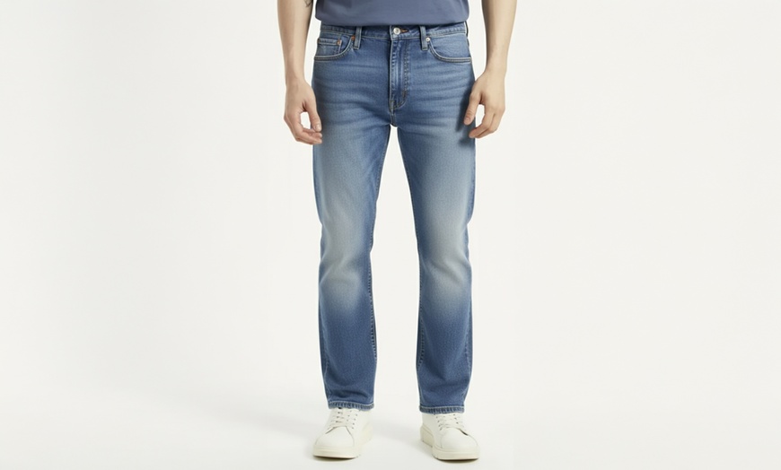 Image 19: Levi's 505 Men's Straight Fit Jeans