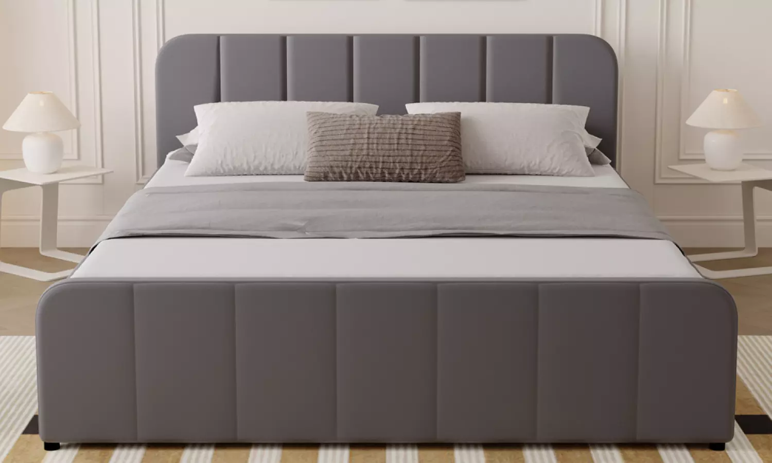 Lit Kansas par Kocoon avec coffre de rangement, 140 x 190 cm ou 160 x 200 cm, coloris au choix, livraison offerte - Primary Image