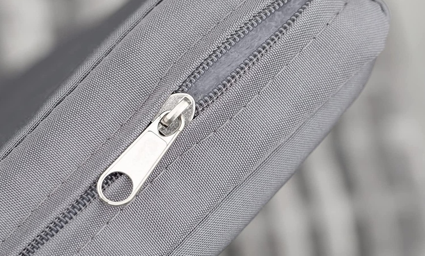 Image 3: 8 or 4 Seater Corner Rattan Garden Furniture Set with Table