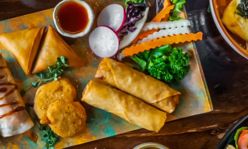 Image 3: Vegan Feast for 1, 2, or 4 with Entrees, Mains & Drinks