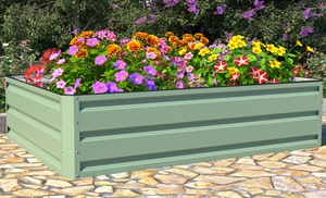 One or Two Garden Gear Metal Raised Bed Planters