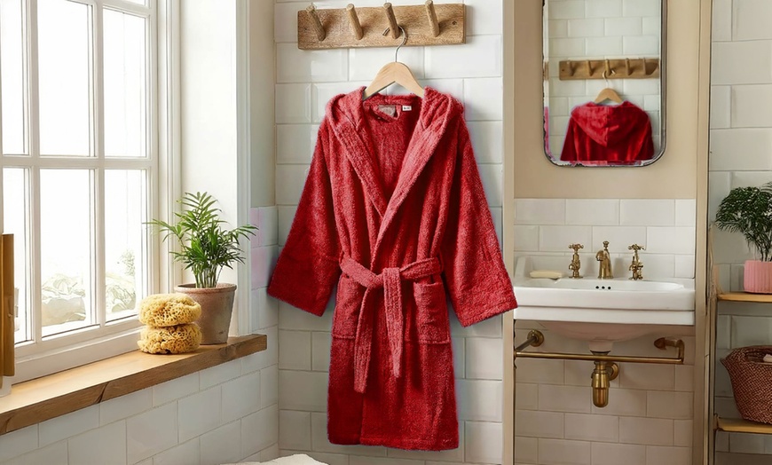 Image 11: Accappatoio bambino in 100% cotone