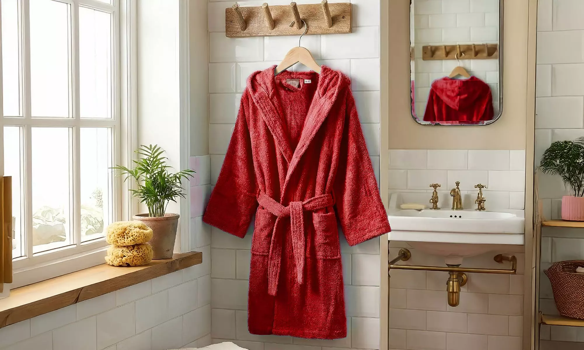 Accappatoio bambino in 100% cotone