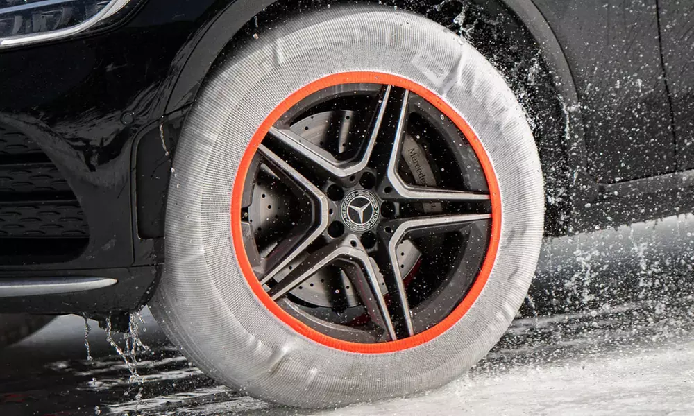 Paire de chaussettes à neige pour pneus